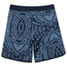 Wailoa "Navy Tribal" Board Shorts Paradise Isle Creations