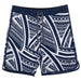 Wailoa "Navy Tribal" Board Shorts Paradise Isle Creations