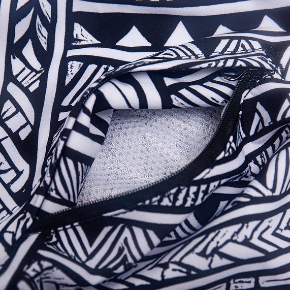 Wailoa "Navy Tribal" Board Shorts Paradise Isle Creations