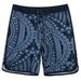 Wailoa "Navy Tribal" Board Shorts Paradise Isle Creations