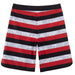 Wailoa "Red/Black Hawaii Flag" Board Shorts Paradise Isle Creations