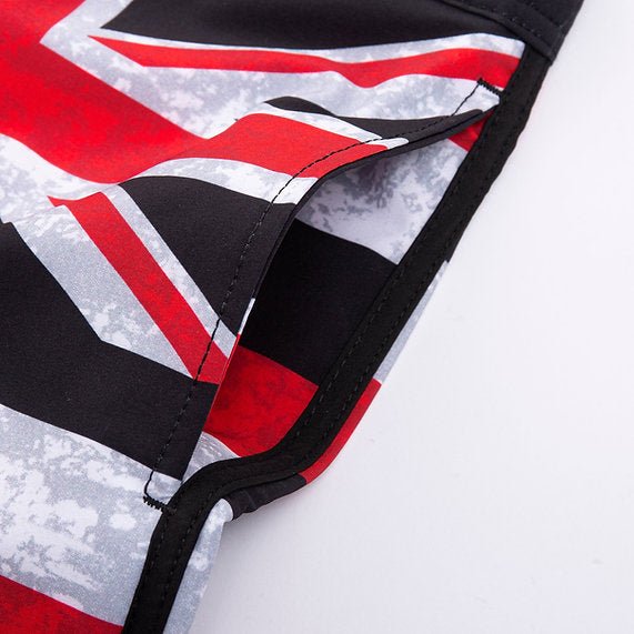 Wailoa "Red/Black Hawaii Flag" Board Shorts Paradise Isle Creations