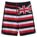 Wailoa "Red/Black Hawaii Flag" Board Shorts Paradise Isle Creations