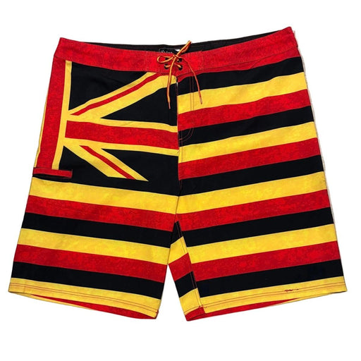 Wailoa “Royal HI Flag” Board Shorts Paradise Isle Creations