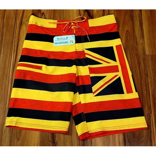 Wailoa “Royal Hawaiian Flag” Board Shorts Paradise Isle Creations