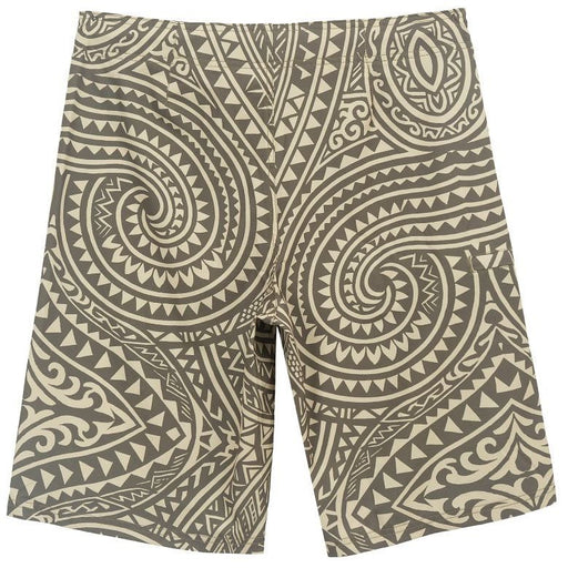 Wailoa “Yellow Tribal” Board Shorts-Board Shorts - Mens-Leilanis Attic