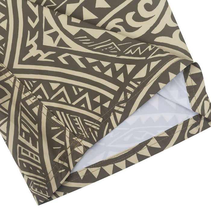 Wailoa “Yellow Tribal” Board Shorts-Board Shorts - Mens-Leilanis Attic