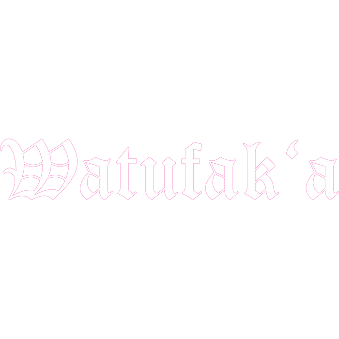 Watufaka Old English Sticker - Sticker - Leilanis Attic