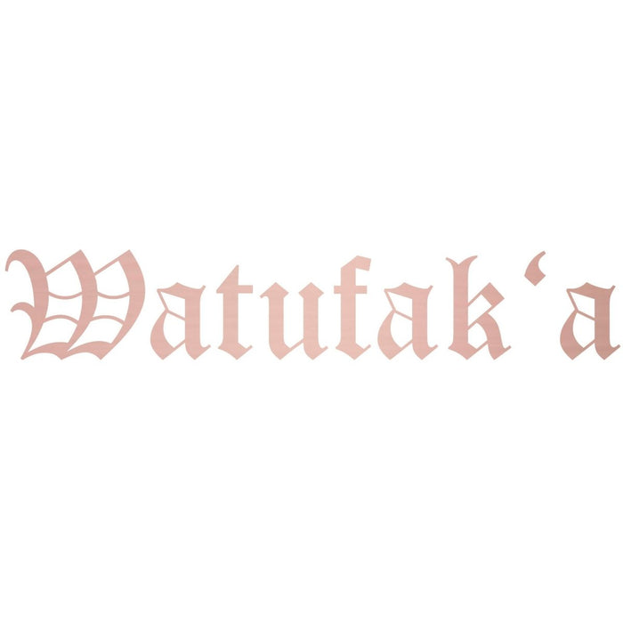 Watufaka Old English Sticker - Sticker - Leilanis Attic
