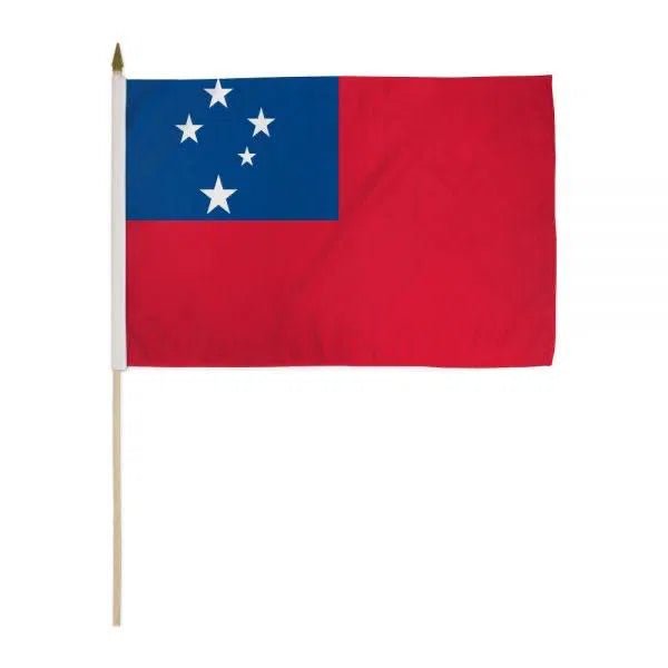 Western Samoa 12x18in Stick Flag — Leilanis Attic