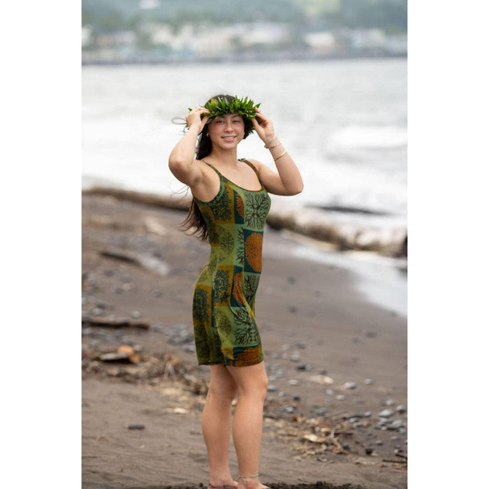 Women's Cami Dress in Limu Paradise Now Hawaiʻi