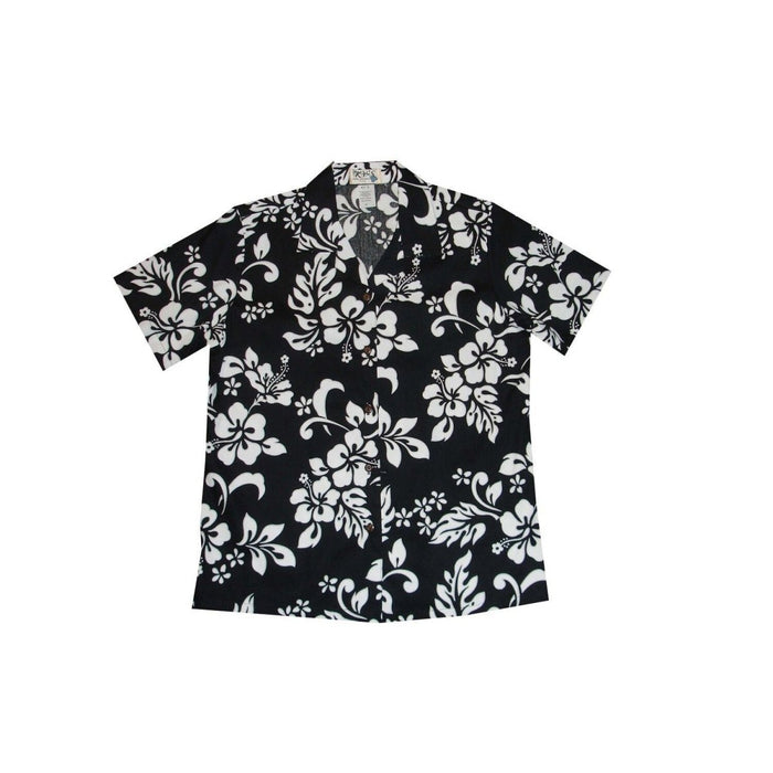 Womens Hawaiian Shirt, Original Hibiscus - Aloha Shirt - Womens - Leilanis Attic