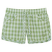 Womens Waiola Board Shorts, Green Palaka Paradise Isle Creations