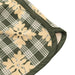 Womens Waiola Board Shorts, Warm Eucalyptus Hawaiian Quilt Paradise Isle Creations