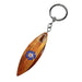 Wood Surfboard with Hibiscus Keychain DK Hawaiian Collection