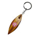 Wood Surfboard with Hibiscus Keychain DK Hawaiian Collection