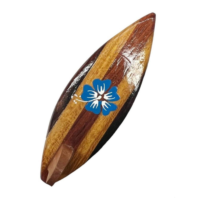 Wooden Surfboard w/ Hibiscus Magnet DK Hawaiian Collection