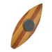 Wooden Surfboard w/ Hibiscus Magnet DK Hawaiian Collection