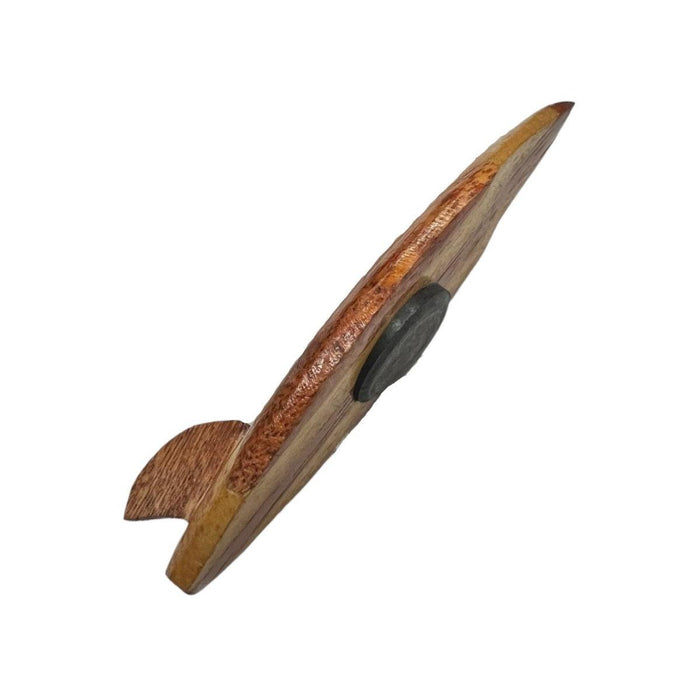 Wooden Surfboard w/ Hibiscus Magnet DK Hawaiian Collection