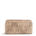 Wristlet Allison Quilt Emobssed Beige Happy Wahine