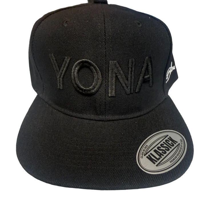 "Da Villages" Guam Black on Black Hat, Baba B Collection Leilanis Attic