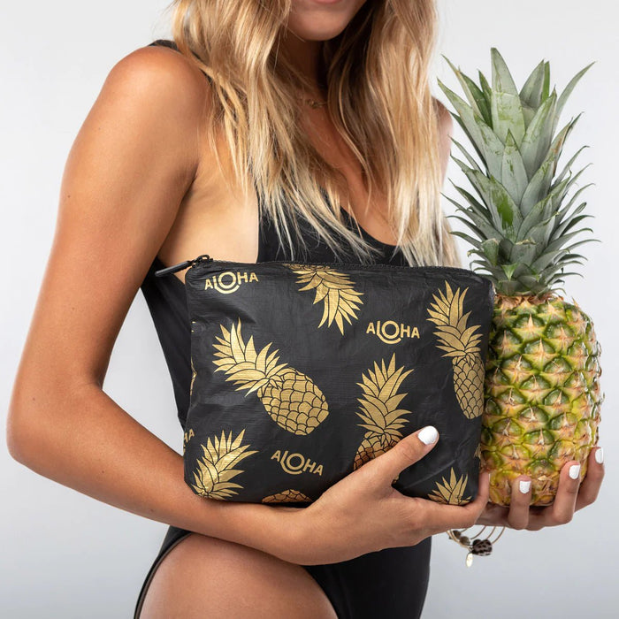 Aloha Collection "Pineapple Fields" Small Pouch - Travel Pouch - Leilanis Attic