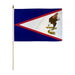 American Samoa 12x18in Stick Flag - Flag - Leilanis Attic