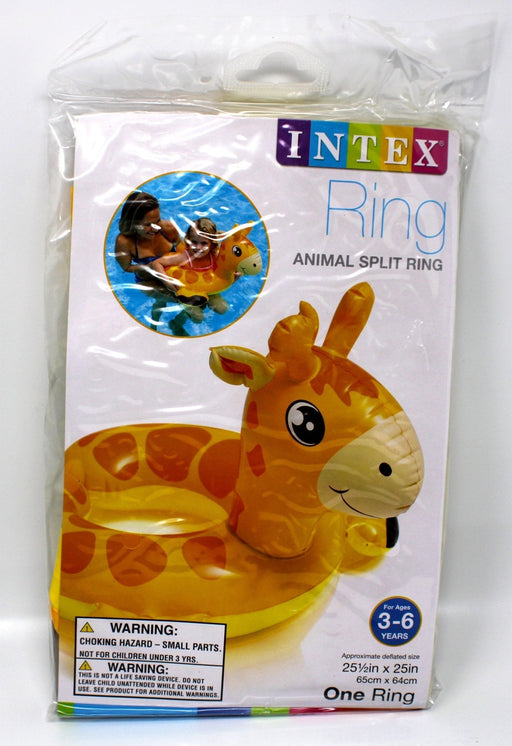 Animal Split Ring Pool Floatie, Giraffe - Pool Toy - Leilanis Attic