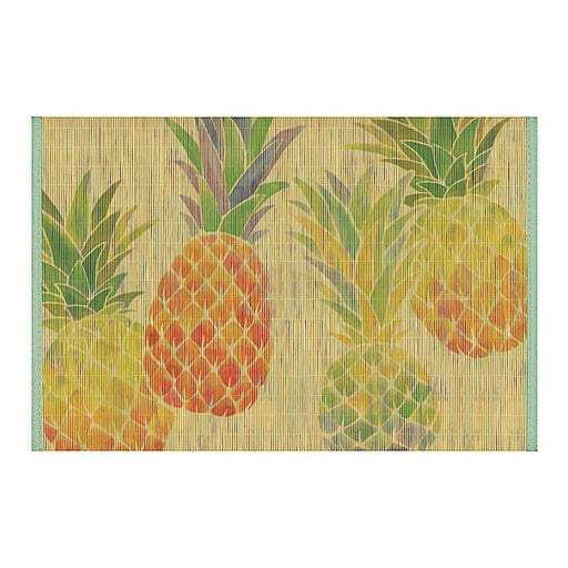 Bamboo Placemat , Watercolor Pineapple - Home Decor - Leilanis Attic
