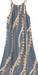 Moani Womens Long Maxi Dress "Puakenikeni Pikake Lei", Grey Paradise Isle Creations