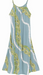 Moani Womens Long Maxi Dress "Kalo / Pikake Lei", Blue Paradise Isle Creations