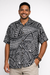 Men's “Black and White Tribal” Aloha Shirt Paradise Isle Creations