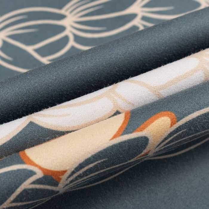 Blue Puakenikeni/Pikake Microfiber Beach Towel Paradise Isle Creations