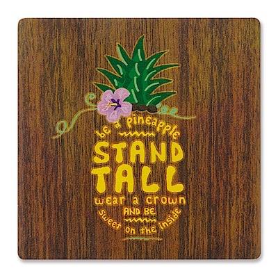 Ceramic Coaster, “Be a Pineapple” - Household Goods - Leilanis Attic