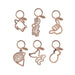 Copper Keychain, various designs - Keychain - Leilanis Attic