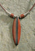 Dark Wood Surfboard Rubber Cord Necklace - Jewelry - Leilanis Attic