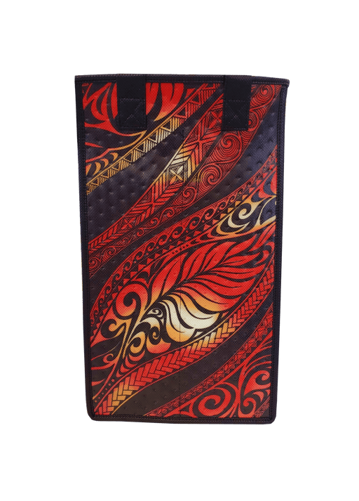 Double Wine Bag, DW Maori Red - Insulated Bag - Leilanis Attic