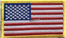Embroidered Iron-On American Flag Patch - Patch - Leilanis Attic