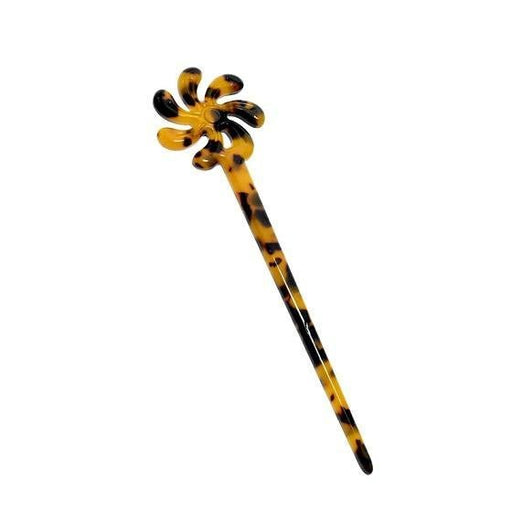 Faux Turtle Shell Tiare Hair Stick - Accessories - Leilanis Attic