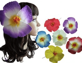 Foam Hibiscus Large Flower Hair Pick - Hair Accessories - Leilanis Attic