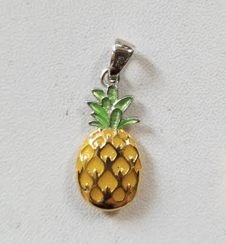 Golden Pineapple Pendant - Jewelry - Leilanis Attic