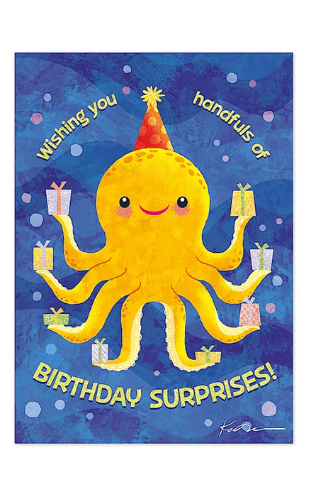 Greeting Card, "Birthday Surprises” - Greeting Card - Leilanis Attic