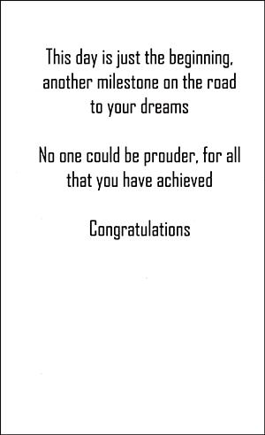 Greeting Card, Graduation “Congratulations To The Graduate" - Greeting Card - Leilanis Attic