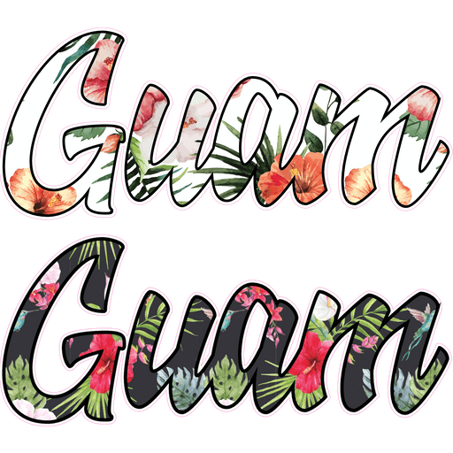 Guam Tropical Floral Sticker - sticker - Leilanis Attic