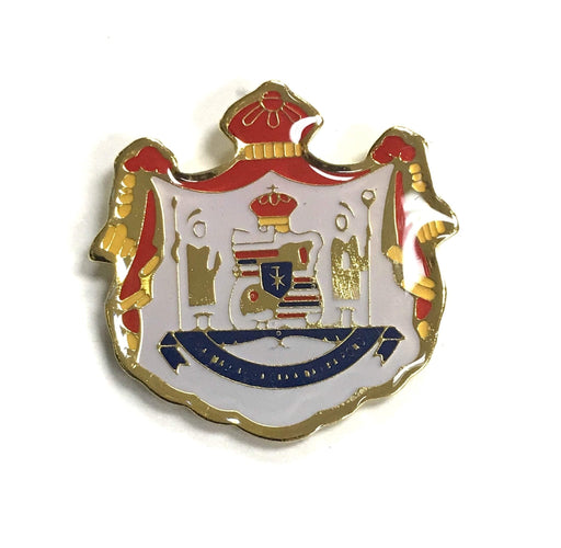 Hawaii Coat of Arms Pin - Pin - Leilanis Attic