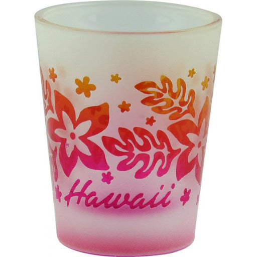 Hibiscus Hawaii Glass Shot Glass - Shot Glasses - Leilanis Attic