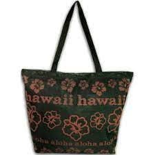 Hibiscus Hawaii Red Mesh Beach Bag - Bag - Leilanis Attic