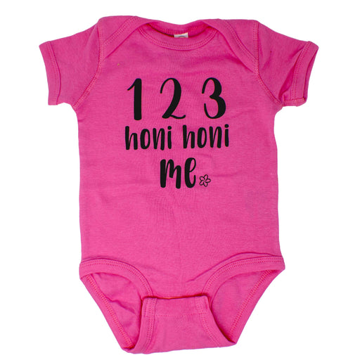 Infant Keiki Onesie "123 Honi Me" - Toddler Shirt - Leilanis Attic