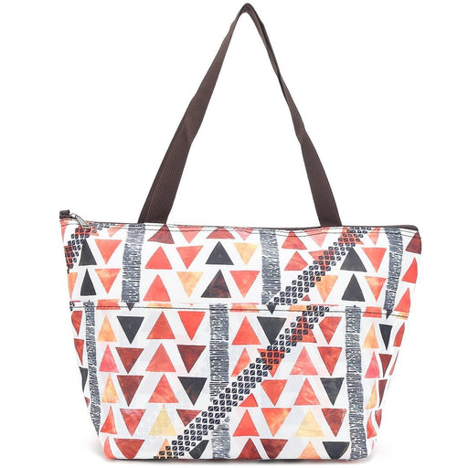 Insulated Lunch Tote Large Tapa Shark Orange - Insulated Bag - Leilanis Attic