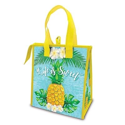 Insulated Lunch Tote Life is Sweet (Pineapple) - Lunch Bag - Leilanis Attic